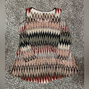 Avenue Women’s Cold Shoulder Printed Top